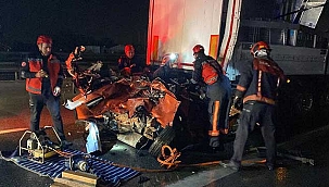 3 TIR, 1 otomobil çarpıştı: 1 ölü, 3 yaralı