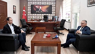 Başkan Büyükkılıç’tan İl Sağlık Müdürü Erşan’a Hayırlı Olsun Ziyareti