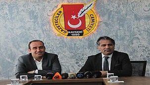 Başkan İlmek'ten Kayseri Gazeteciler Cemiyeti'ne Tebrik Mesajı 