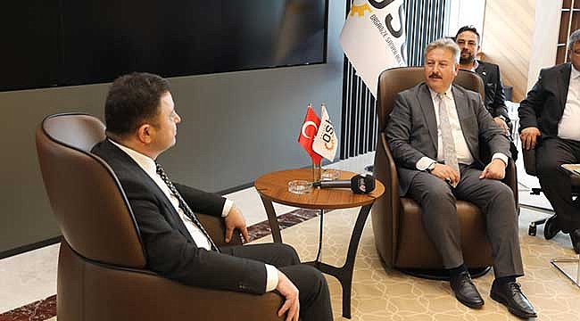 Başkan Palancıoğlu’ndan Osb Yeni Yönetimine Hayırlı Olsun Ziyareti