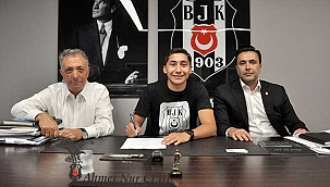 Beşiktaş'ta genç futbolcu Emirhan İlkhan'ın sözleşmesi yenilendi