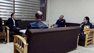 Erşan'dan 112 Acil Sağlık Hizmetleri İstasyonuna Ziyaret