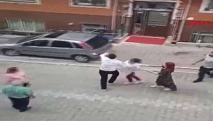 Esenyurt'ta kavga ettikleri kişinin evini taşladılar!