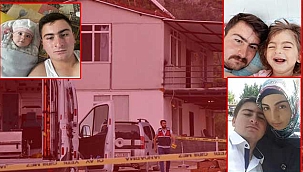 Eşini ve çocuklarını öldürüp...