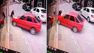 Fren yerine gaza basınca...