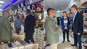 İl Başkanı Şaban Çopuroğlu, Esnaf Ziyaretlerine Devam Ediyor