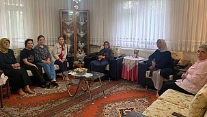 İl Kadın Kolları Başkanı Emine Timuçin’den Geçmiş Olsun Ziyareti