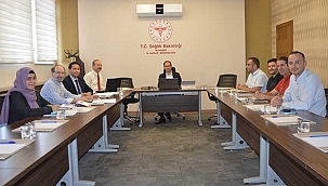 İl Sağlık Müdürü Erşan, Halk Sağlığı Yöneticileri İle Toplantı Yaptı