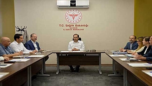 İl Sağlık Müdürü Erşan, İlçe Sağlık Müdürleri ve Entegre İlçe Hastaneleri Başhekimleri ile bir araya geldi.