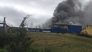 İlaç fabrikasında yangın!