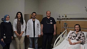 Kalbinde delik bulunan kadın Türkiye'de ilk defa uygulanan operasyonla...