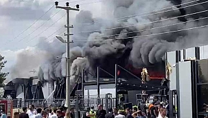 Kozmetik firması imalathanesinde yangın! 
