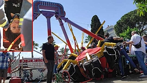 Lunaparkta feci kaza! Baş aşağı kurtarılmayı beklediler!