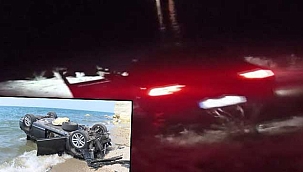 Otomobilini uçurumdan attı. O anları kaydetti! 