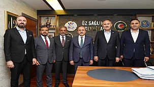 Sağlık-Sen’den Öz Sağlık İş Sendikası Genel Başkanı Devlet Sert’e Ziyaret