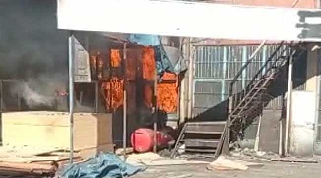 Son Dakika: Kayseri ağaç işlerinde yangın