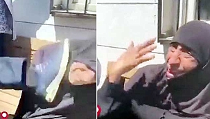 Suriyeli kadına tekme atan şüpheli...