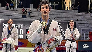 Tekvandoda Hakan Reçber’den tarihi altın madalya!