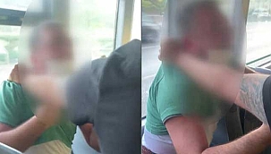 Otobüste skandal olay! Kadın yolcunun fotoğrafını çekerken yakalandı! 