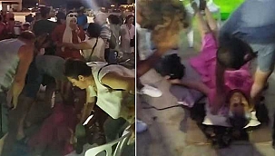 Yıl sonu sergisini kuvvetli rüzgar vurdu: 6 yaralı