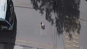 Yüreklerin ağza geldiği anlar kamerada! 