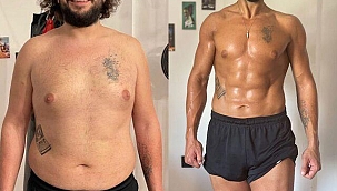 Barbaros Yoloğlu'nun 100 günlük değişimi inanılmaz Göbek gitti, karın kası geldi