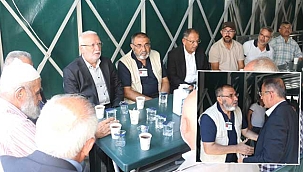 Başkan Özhaseki'den Şehit Mustafa Bozkurt'un Ailesine Taziye Ziyareti