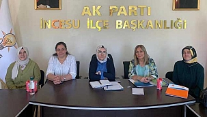 Başkan Timuçin, İncesu Kadın Kolları Teşkilatı ile Bir Araya Geldi