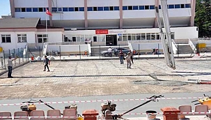 Beton mikserinden kopan 200 kiloluk parça...