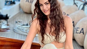 Fahriye Evcen'den Tekne Pozları