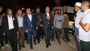 İçişleri Bakanı Soylu şehit korucularının ailelerine taziye ziyaretinde bulundu