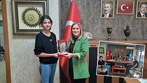 İl Kadın Kolları Başkanı Timuçin, Esil Kalkan'ı Makamında Ağırladı