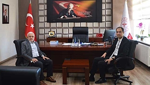 İl Müftüsü Akkuş’tan Sağlık Müdürü Erşan’a Ziyaret