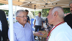 Kayseri Büyükşehir Belediye Başkanı İletişim Küresi'ni ziyaret etti