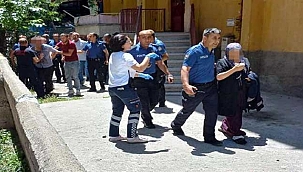 Kayseri'de eşinin alıkoyduğu kadını...