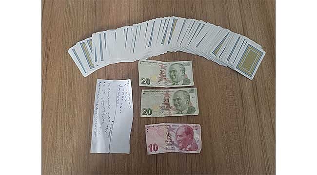 Kayseri'de kumar oynayan 7 kişiye para cezası uygulandı