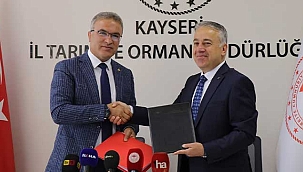 Kayseri İl Milli Eğitim ile Tarım ve Orman Müdürlüğü arasında protokol imzalandı