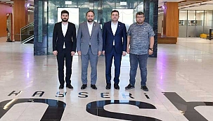 Miletvekili Karayel Kayseri OSB Yönetim Kurulu Başkanı seçilen Mehmet Yalçın'ı ziyaret etti