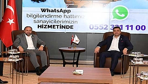 Milletvekili Karayel’den OSB Başkanı Yalçın’a Hayırlı Olsun Ziyareti