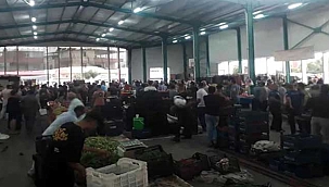 Pazar yeri savaş alanına döndü! Çok sayıda yaralı! 