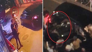 Şok Görüntüler! Ateş açtığı otomobildeki genç kadını...