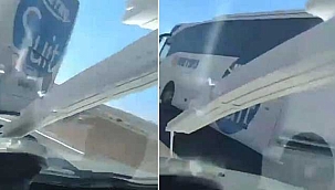 Sosyal medyadan canlı yayın yaparken otobüse çarptığı aracını devirdi