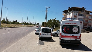 Yesilhisar’da Kaza 2 otomobil çarpıştı 