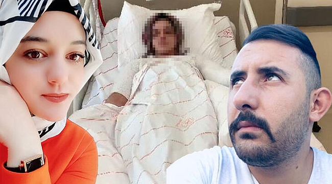Yüzüme attığı sıvı, kapının boyasını dahi eritmiş