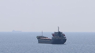 3 bin ton ayçiçeği taşıyan gemi, Tekirdağ açıklarında