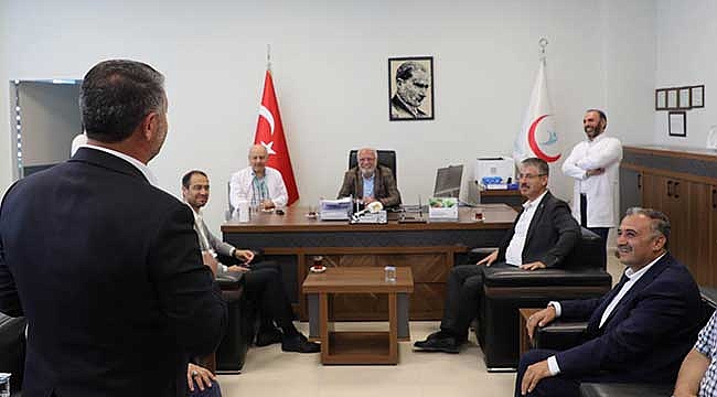 AK Parti Develi İlçe Başkanı Osman Turan, Devlet Hastanemizi ziyaret etti