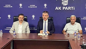 Ak Parti Kayseri İl Başkanlığı Yönetim Kurulu Toplantısını Yaptı
