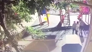 Bağcılar'da, parktaki korkunç cinayet anları 