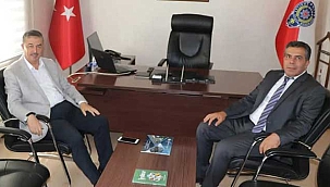 Başkan Taşyapan’dan Emniyet Müdürü Seyfi'ye Hayırlı Olsun Ziyareti
