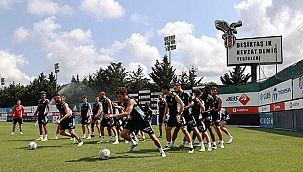 Beşiktaş günün ilk çalışmasını gerçekleştirdi